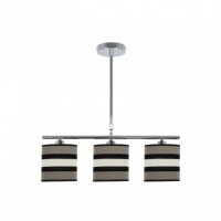 Distribuidor - Lâmpadas Diversas | Lâmpadas Modernas | LAMPARA KARLA 3XE14 TOPO/BEIS REGX55X14 CM Ref: 171253058